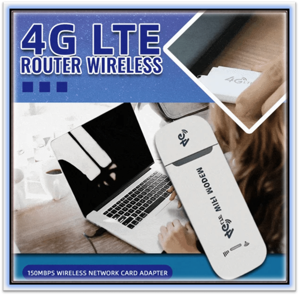 4G LTE USB 150Mbps Modem Stick Portable Wireless Wi-Fi Adapter 4G Card Router for Home Office