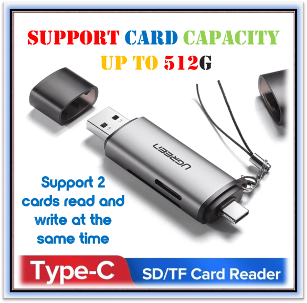 Card Reader USB Type C to SD Micro SD TF OTG Card Reader for PC Laptop Accessories Smart Memory SD Card USB 3.0 Adapter