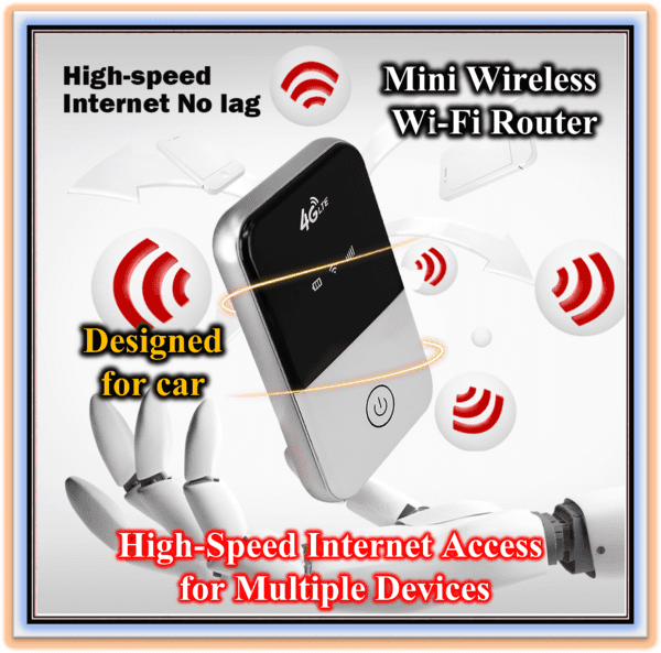 Wireless Wi-Fi Modem Router 150Mbps 3 Mode 4G Lte Portable Pocket Car Mobile Wi-Fi MIFI Broadband Hotspot for Linux Windows MAC OS