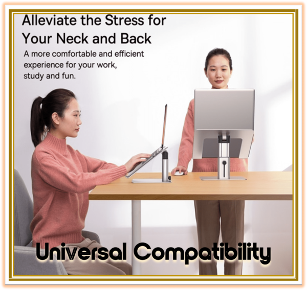 Adjustable Laptop Stand Aluminum Notebook Support for MacBook Pro Air iPad Tablet PC Desktop Holder Metal Laptop Bracket - Image 2