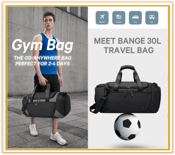 Sports Bags Men Gym Bags For Fitness Training Outdoor Travel Sport Bag Multifunction Dry Wet Separation Bags Sac De Travel Bag - Image 2