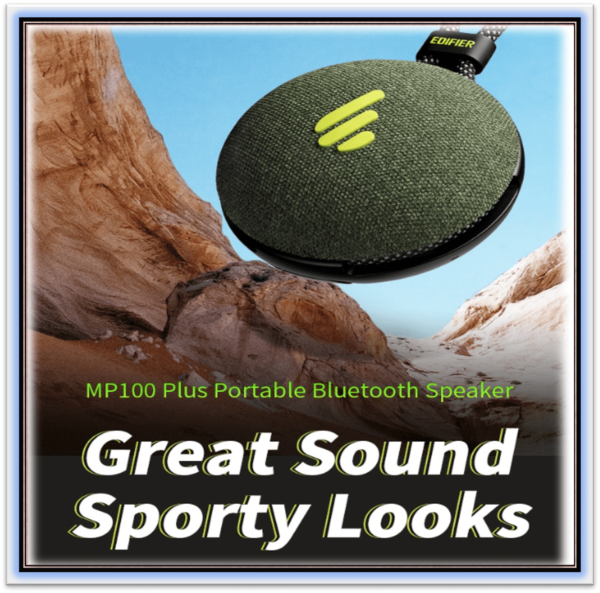 EDIFIER MP100 Plus Portable Bluetooth 5.3 Speaker Original Powerful Bluetooth Speaker Mini Wireless Speaker IPX7 Waterproof - Image 3