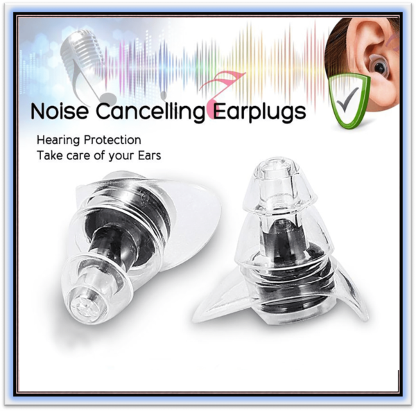 ZOHAN One Pair Soft Silicone Earplugs Professional music Ear Plugs Washable Reusable Hearing Protection Noise Reduction Ear Plug - Image 4