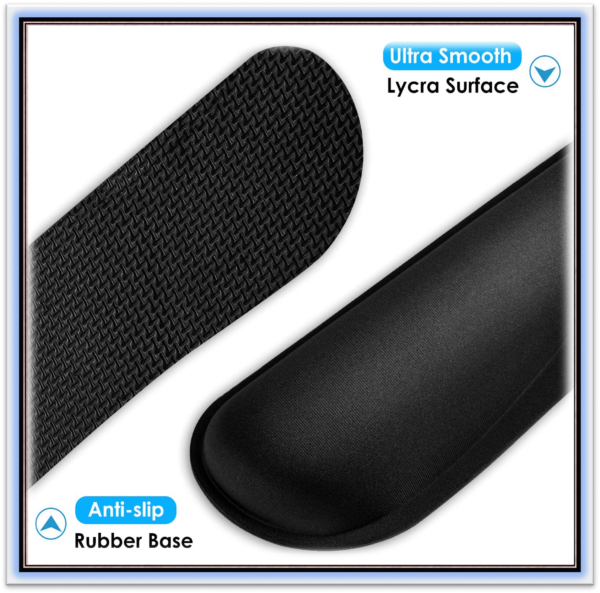 Mouse Pad with  Wrist Rest Non-Slip Base Wrist Rest Pad Ergonomic Mousepad for Typist Office Gaming PC Laptop - Image 5