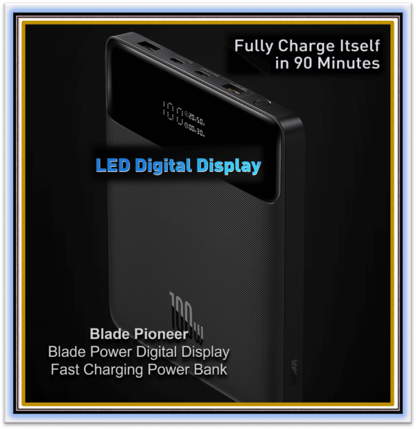 100W Power Bank 20000mAh Type C PD Fast Charging Power bank Portable External Battery USB Quick Charge For MacBook Laptop - Image 5