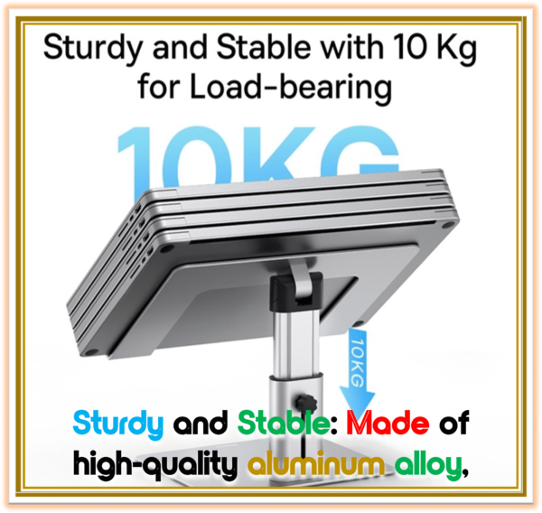 Adjustable Laptop Stand Aluminum Notebook Support for MacBook Pro Air iPad Tablet PC Desktop Holder Metal Laptop Bracket - Image 6