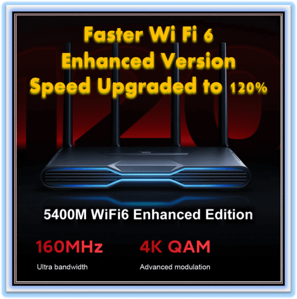 Xiaomi Redmi Router AX5400 Repeater Wi-Fi 6 VPN Mesh 2.5G Network Port OFDMA MU-MIMO 512 MB Qualcomm Chip Signal Booster PPPOE - Image 6
