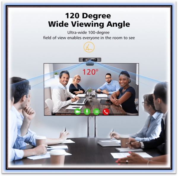 Spedal FF931 HD 4K Webcam 120°Wide Angle Webcam with Microphone And Remote Control Streaming Web Camera For PC Mac Conferencing - Image 7