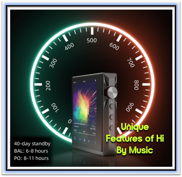 HIDIZS AP80 PRO Hi-Res Bluetooth MP3 Player, Portable High Resolution Digital Audio Player with LDAC/apt X/FLAC/DSD, Lossless Music Player with Full Touch Screen (Black and 64G card) - Image 7