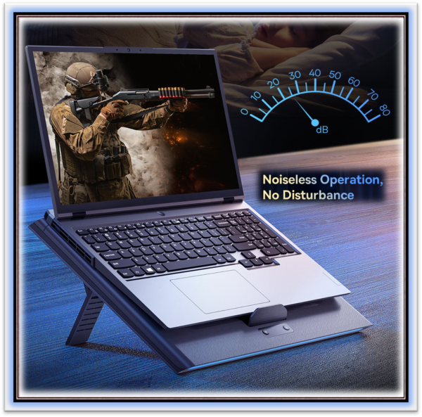 Laptop Cooling Pad 13–21-inch USB External Stand with Cooling Fan - Image 5